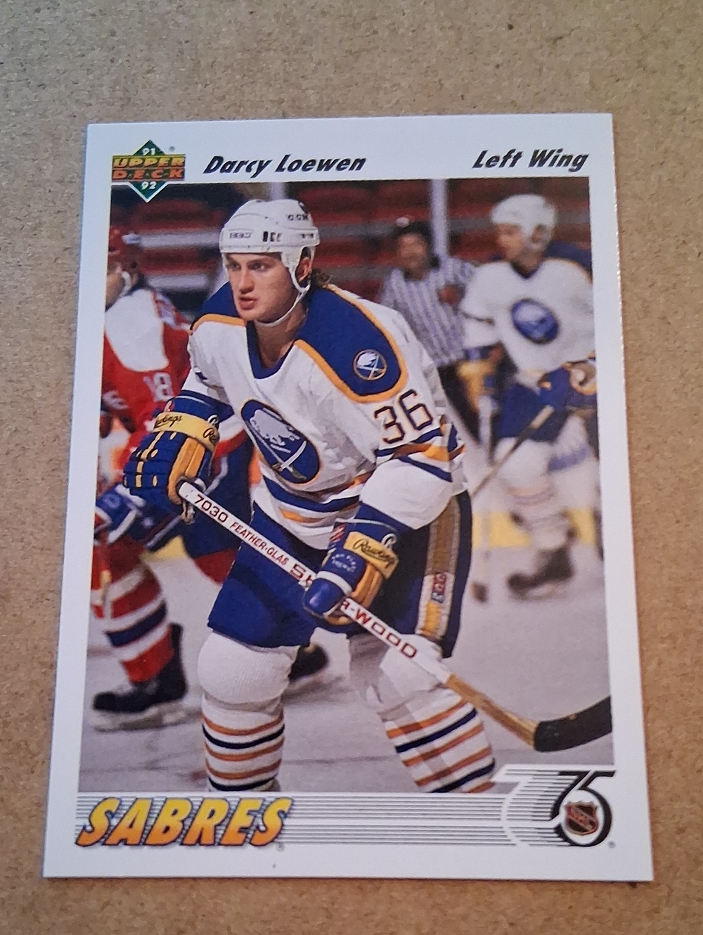 Loewen Buffalo Sabres NHL Hockey Rookie Cards